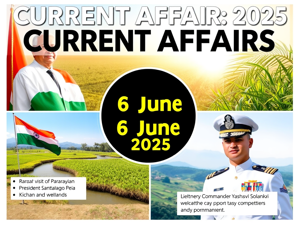 Current Affairs: 6 June 2025 –&nbsp;CrackTarget.com